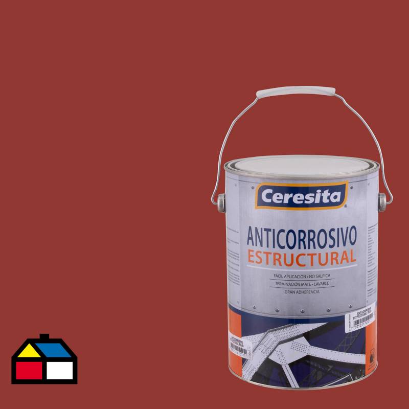 CERESITA - Anticorrosivo estructural opaco 1 gl rojo