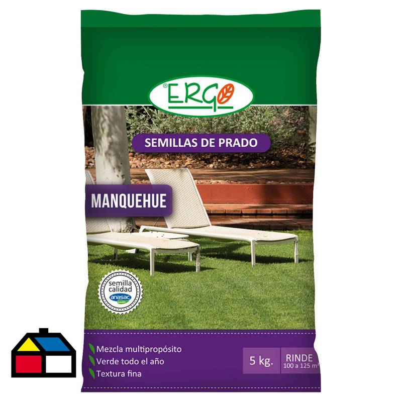 ERGO - Semilla de Pasto Manquehue 5 kg Bolsa