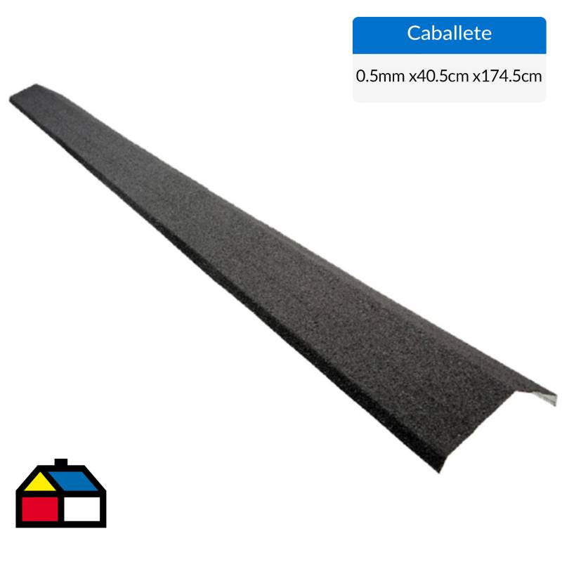 INPPA - Caballete recto Geotex 1745 mm, Negro