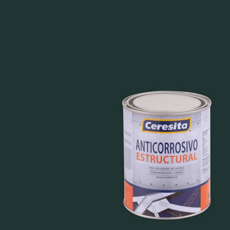 CERESITA - Anticorrosivo estructural opaco 1/4 gl verde