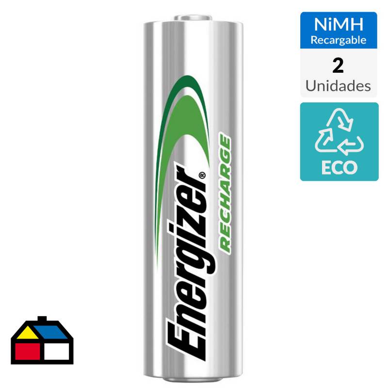 Baterías Recargables Energizer AA