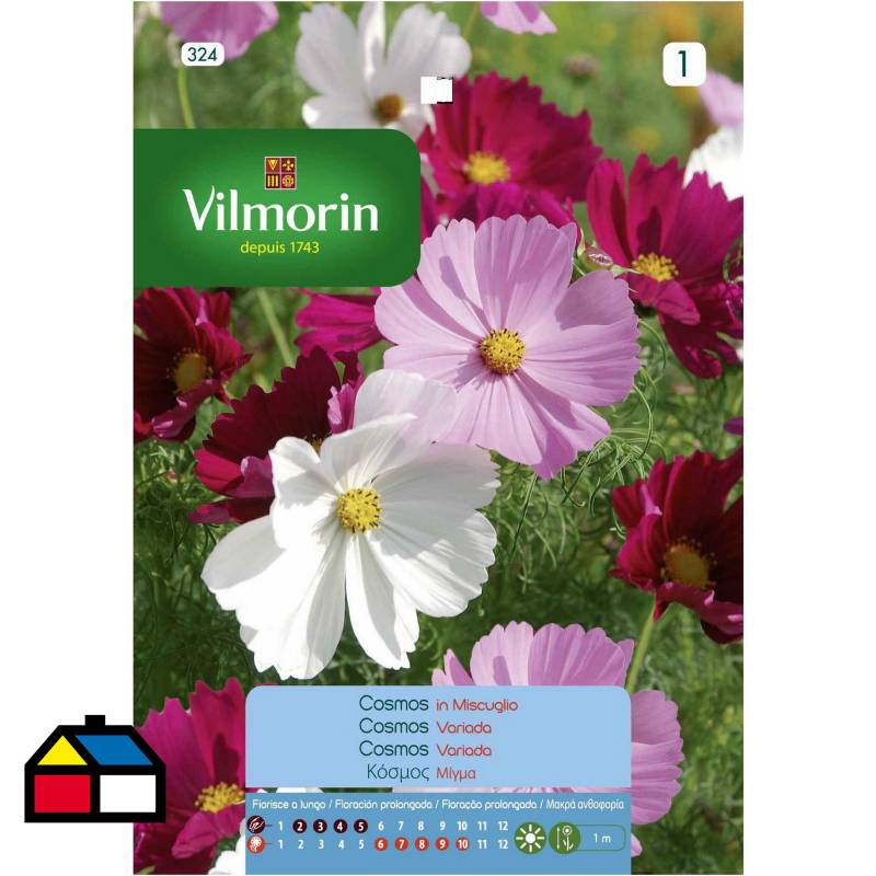 VILMORIN - Semilla flor cosmos 2 gr sachet