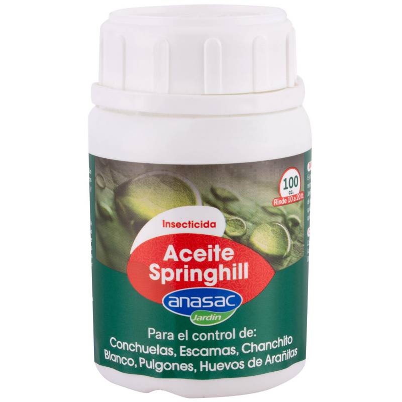 ANASAC - Insecticida Aceite Miscible Springhill 100 cc frasco