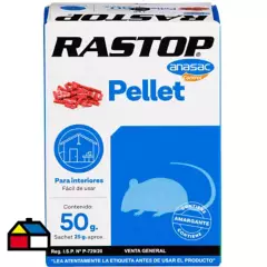 ANASAC - Raticida en Pellet  Rastop 50 gr