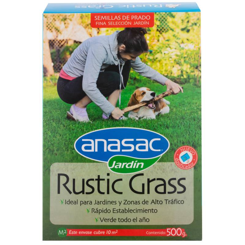 ANASAC - Semilla Rustic Grass 500 gr caja
