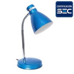CASA BONITA - Lámpara de escritorio azul 28 cm 40 W