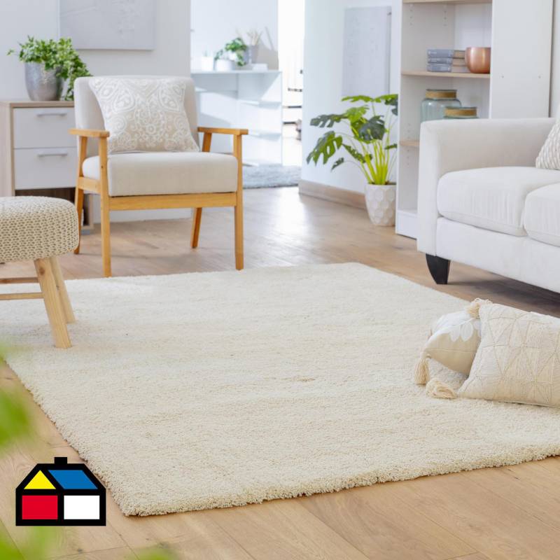 JUST HOME COLLECTION - Alfombra shaggy soft 160x230 beige