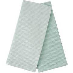 JUST HOME COLLECTION - Set 2 paños waffle menta