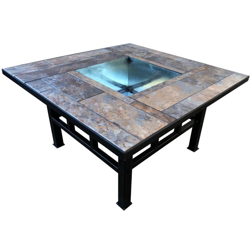 KAS - Brasero mesa cuadrado 80x40 cm