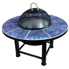 KAS - Brasero mesa con parrilla y cúpula redondo