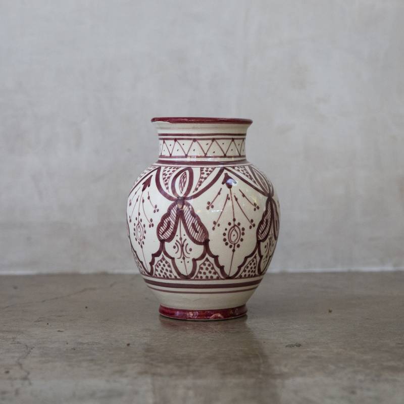 CASA GITANA - Florero Marroquí 21 cm cerámica lavanda