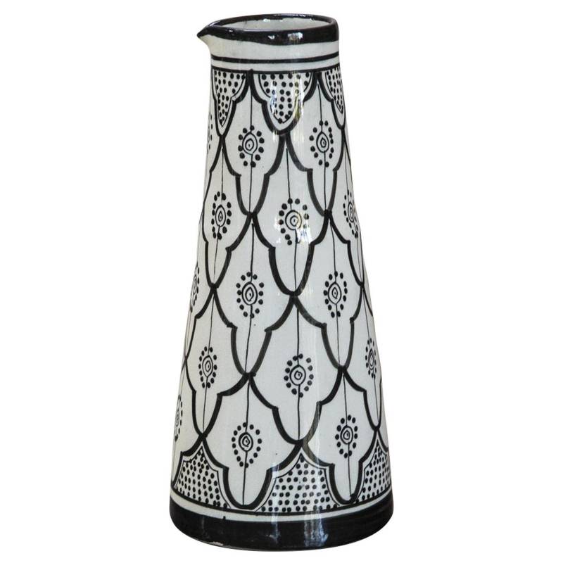 CASA GITANA - Jarro Marroquí 29 cm cerámica negro