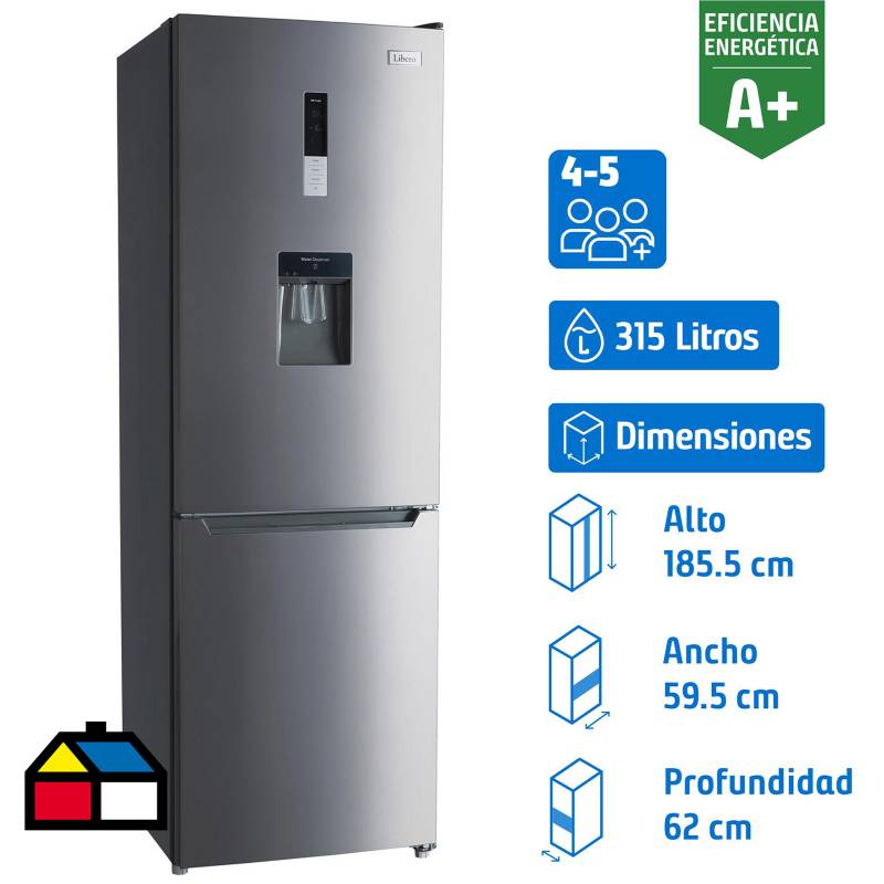 LIBERO - Refrigerador no frost 315 litros con dispensador