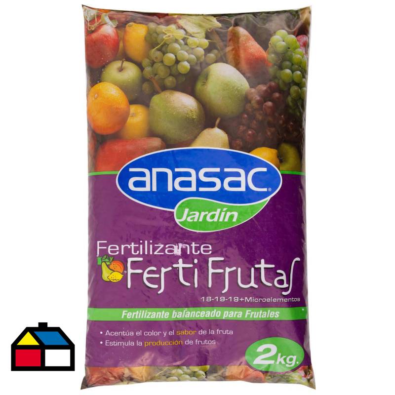 ANASAC - Fertilizante para frutales Fertifrutas 2 kg bolsa