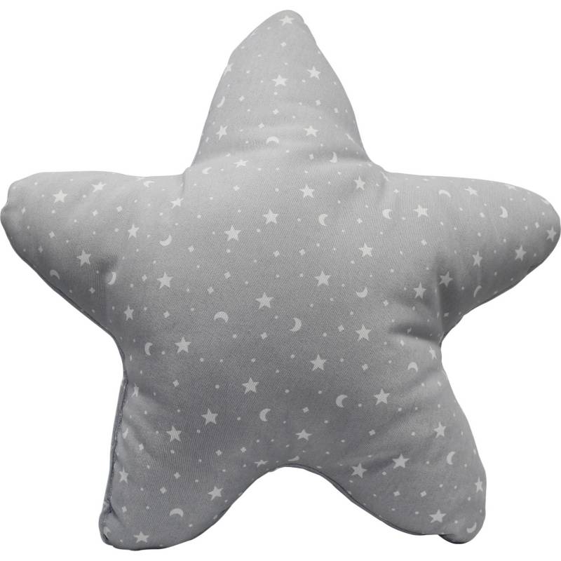 LIGHTME - Cojín estrella gris 50x50 cm