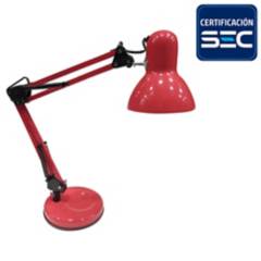 BYP - Lámpara de escritorio 40 W E27 Rojo