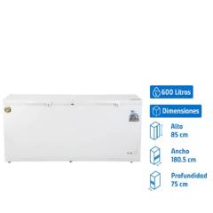 VENTUS - Freezer Horizontal 600 Litros Blanco Dual CTVD-600