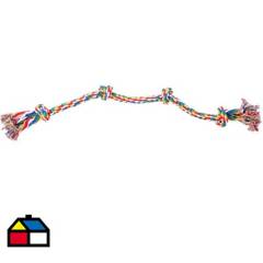 PAWISE - Cuerda nudos para perro 91 cm multicolor