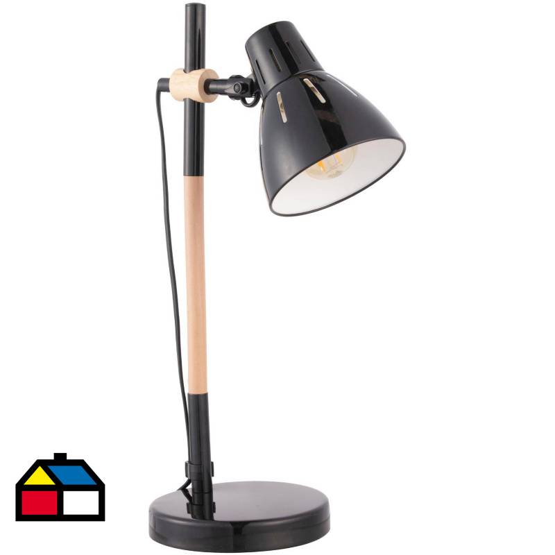 JUST HOME COLLECTION - Lámpara de escritorio negra