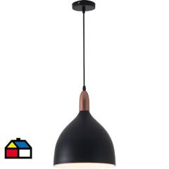 TEMPORA - Lámpara colgar negro pla-2502