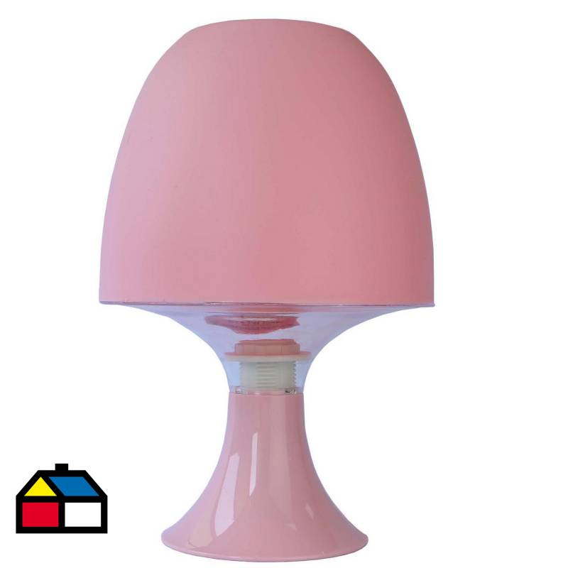 CASA BONITA - Lámpara de mesa E14 30W rosa.