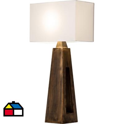 Lámpara mesa shangrilla madera 1 luz