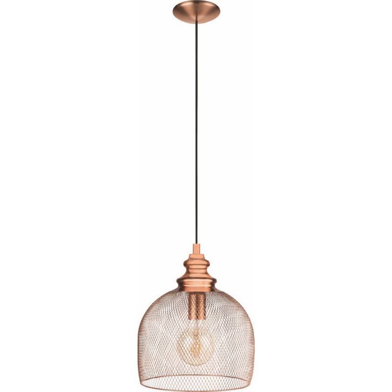 EGLO - Lámpara de colgar acero Straiton cobre