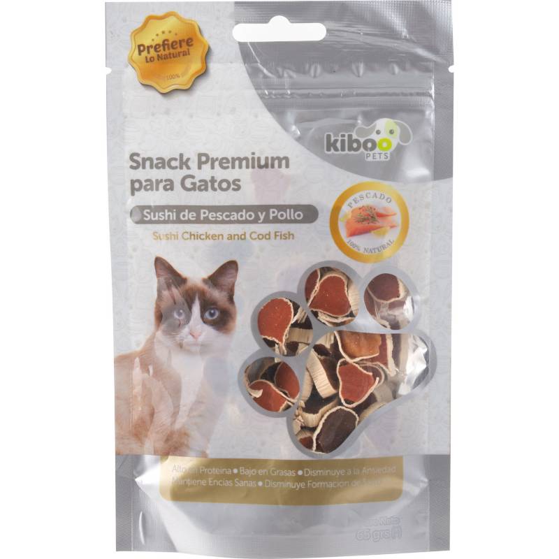 KIBOO PET - Snack gato rebanadas de pato
