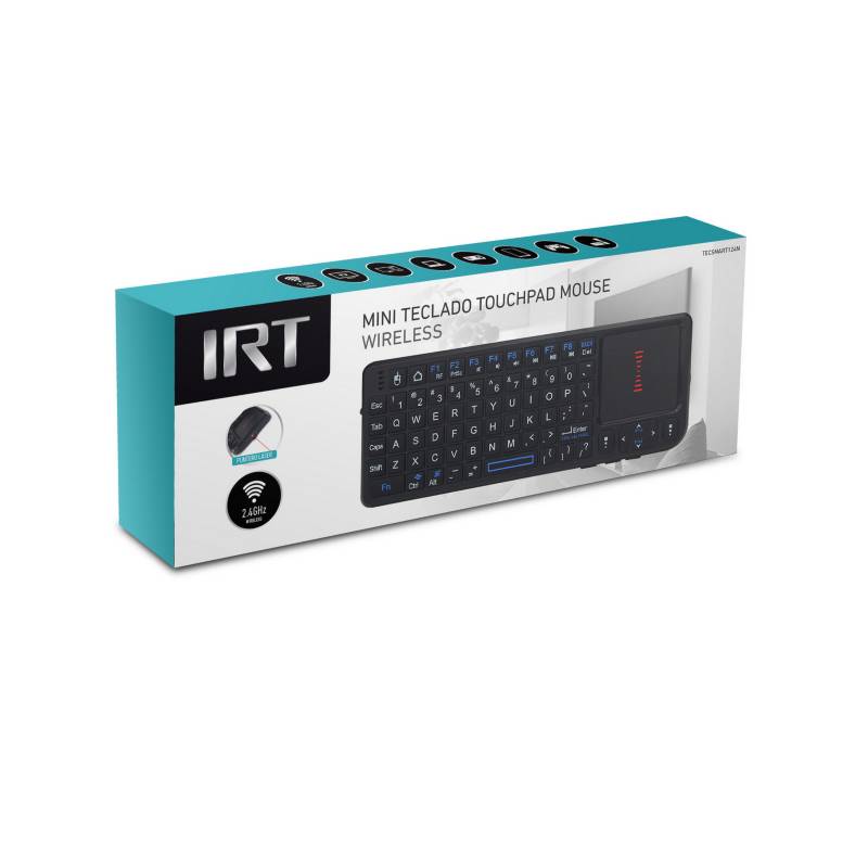 IRT - Teclado y touch mouse smart tv