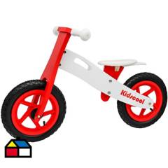 KIDSCOOL - Bicicleta madera rojo Riders aro 12