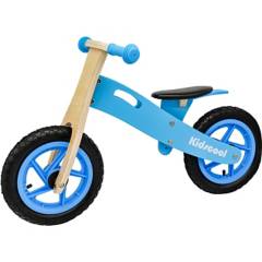 KIDSCOOL - Bicicleta madera azul Riders aro 12