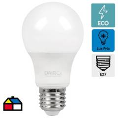 DAIRU - Ampolleta LED 3 tonos (intensidad alta, media o baja) E27 8W Luz Fría.