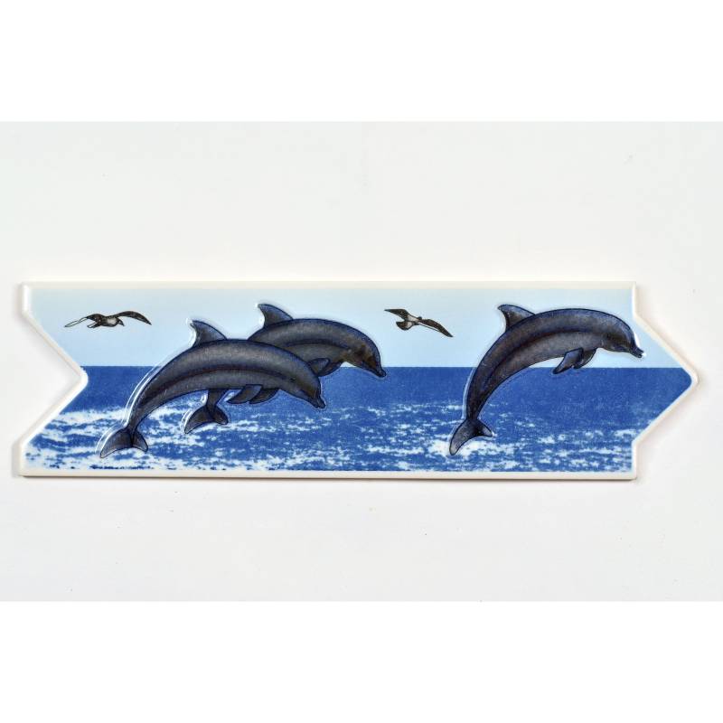 DECORALIA - Listel delfín 8x25 cm