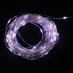 JUST HOME COLLECTION - Guirnalda micro led 10 m violeta