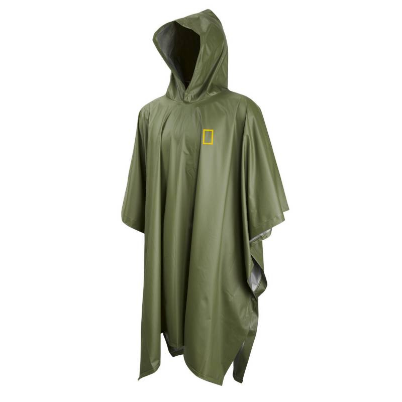 NATIONAL GEOGRAPHIC - Poncho impermeable verde