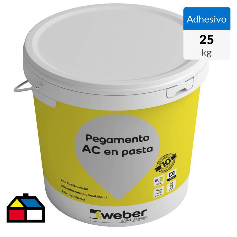 WEBER - Adhesivo cerámico/muro superficie flexible 25kg