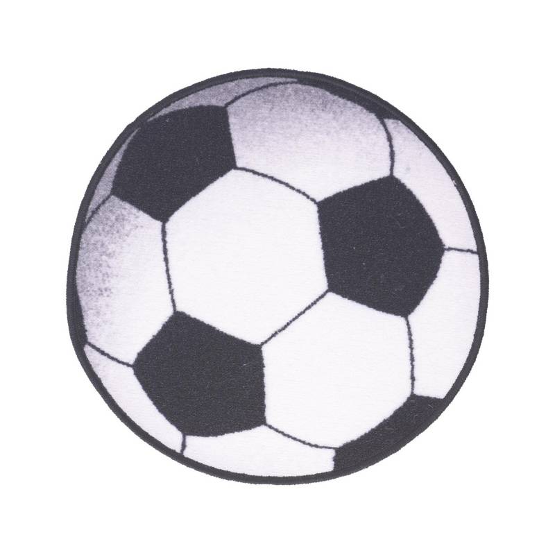 DIB - Bajada de cama sport fútbol 57x57 cm negro
