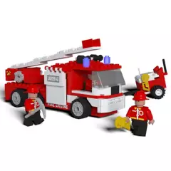 BEST LOCK - Juguete bloques de construcción bomberos 269 piezas