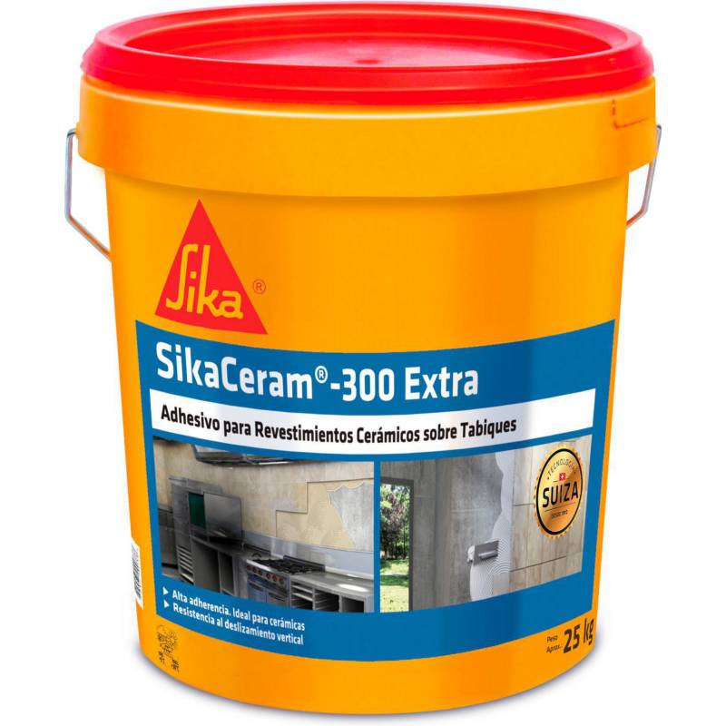 SIKA - Adhesivo cerámico en pasta SikaCeram-300 Extra 25 kg