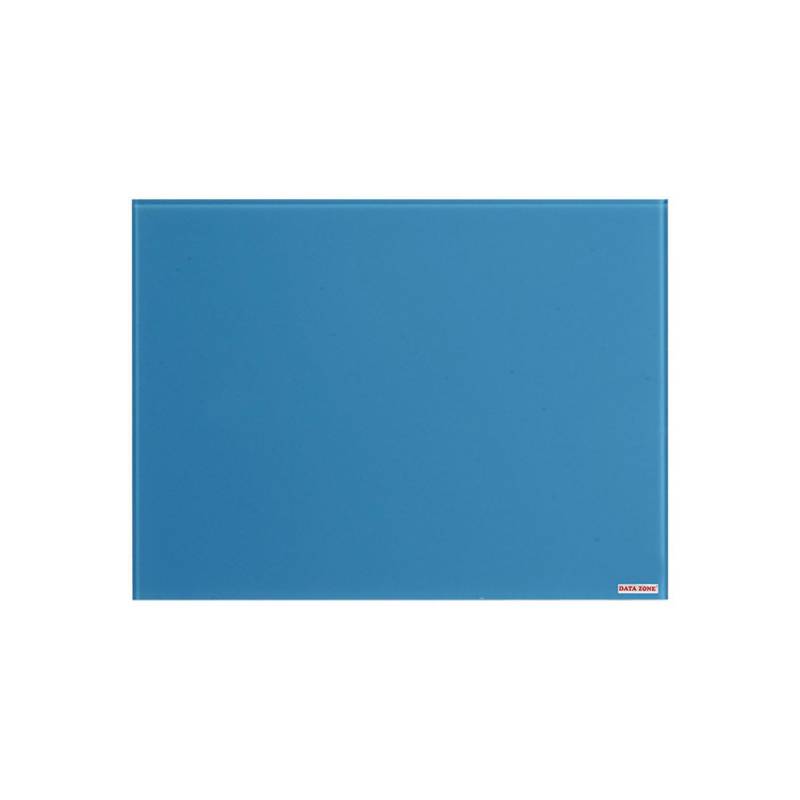 DATA ZONE - Pizarra de vidrio pared 45x60 cm azul
