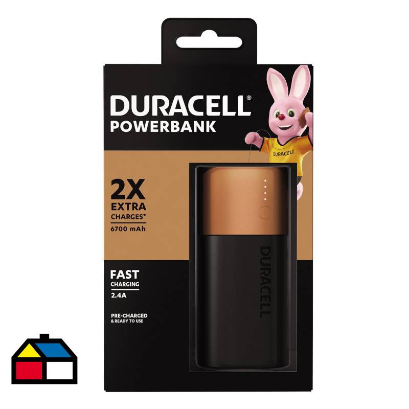 DURACELL - Power bank 6700 mAh.