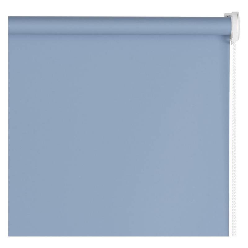SODIMAC - Cortina Enrollable Blackout  Azul Instalada  Ancho entre 321 cm a 340 cm Alto 201 cm a 220 cm
