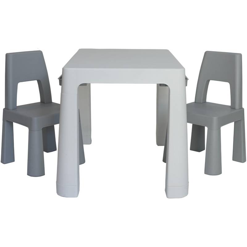LÄTT Mesa infantil con 2 sillas, blanco/pino - IKEA Chile