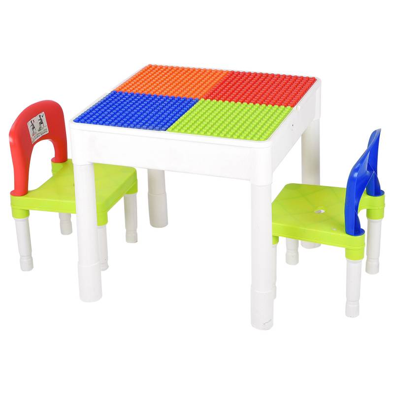 KIDSCOOL - Set infantil mesa + 2 sillas multicolor