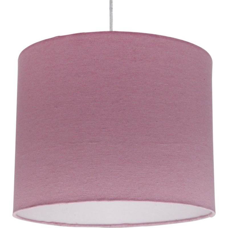 LIGHTING - Lámpara colgante lisa rosada 1 luz E27