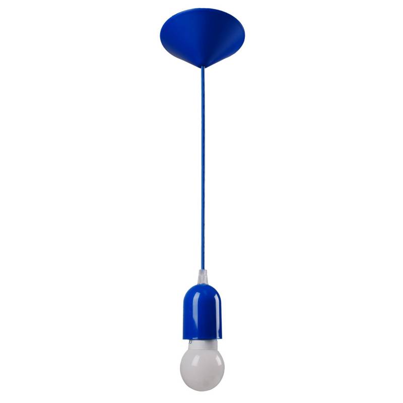 CONCEPT LIGHTING - Lámpara de colgar Plástico Simple azul