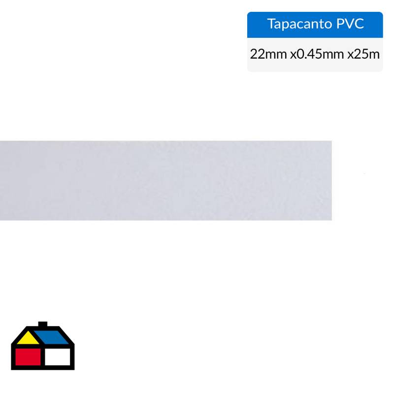 IMPERIAL - Tapacanto PVC gris humo 22x0,45 mm Ro 25 mt