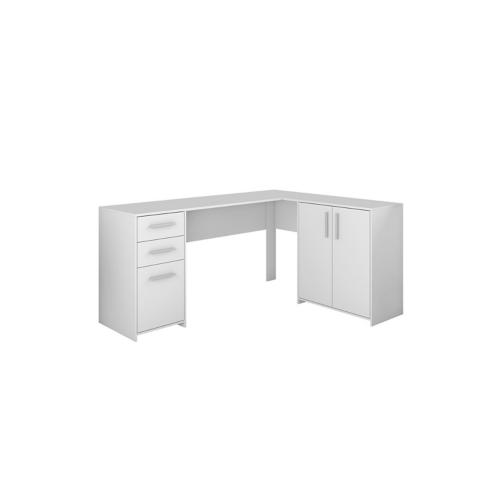 Organizador Escritorio Alzador Monitor Madera Blanco 49.8x8x20 CM  Importclick