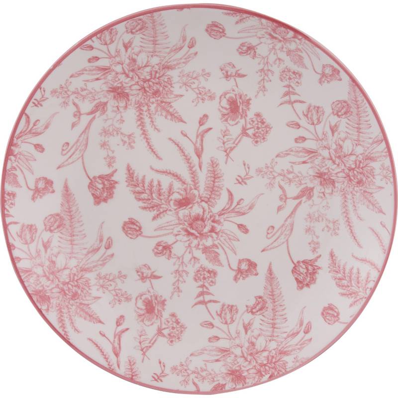 HALLEN - Plato 27 cm redondo rosado