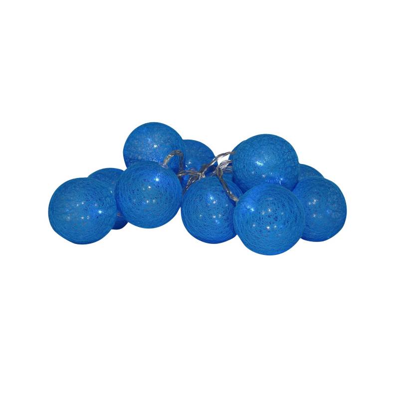 PROPLASTIC - Esferas luminosas a pila azul